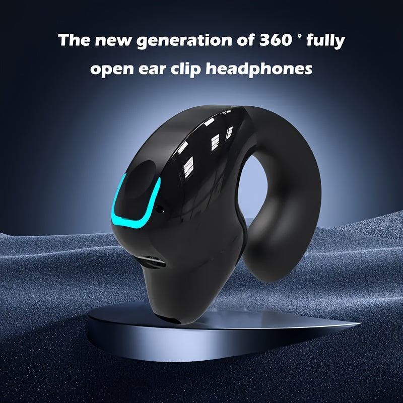 Fones de ouvido sem fio com Clipe de orelha aberto não intra auricular - Esportes Corrida Ciclismo