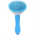 Remova pelos de animais de estimação sem esforço com a escova Slicker de um clique - perfeita para cães e gatos