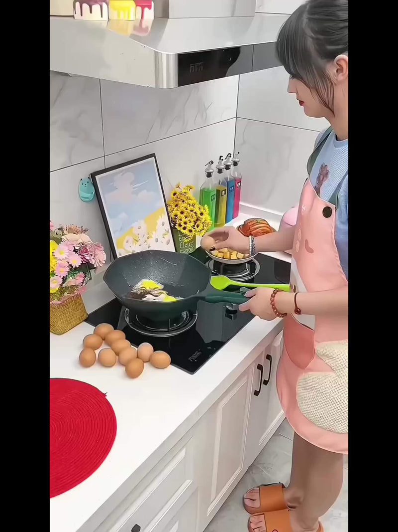 Frigideira antiaderente de 4 furos feita de pedra Maifan