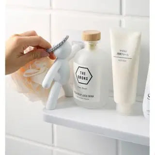 Porta Shampoo Boneco Prateleira Tempero Bob Retangular Plástica Suporte De Sabonete Autoadesivo Para Parede Cozinha Banheiro