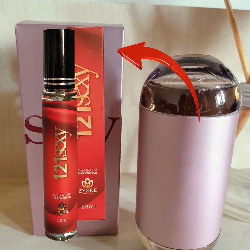 Perfume Feminino Zyone 121 Sexy 28 ML Eau de Parfum EDP Alta Fixação Fragrância Importada - Envio do Brasil