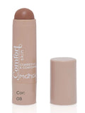 Corretivo e Contorno Cremoso em Stick Bastão Comfort Skin Mahav 6,5g
