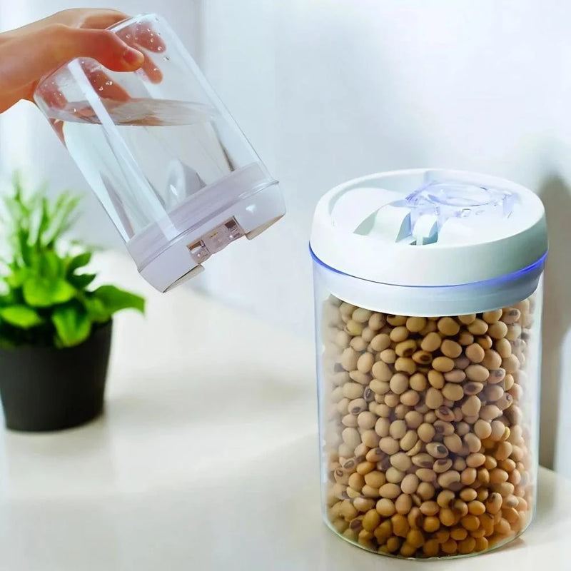 Pote Hermético , Potes de Cozinha de Acrílico Multiuso Redondo 300ML