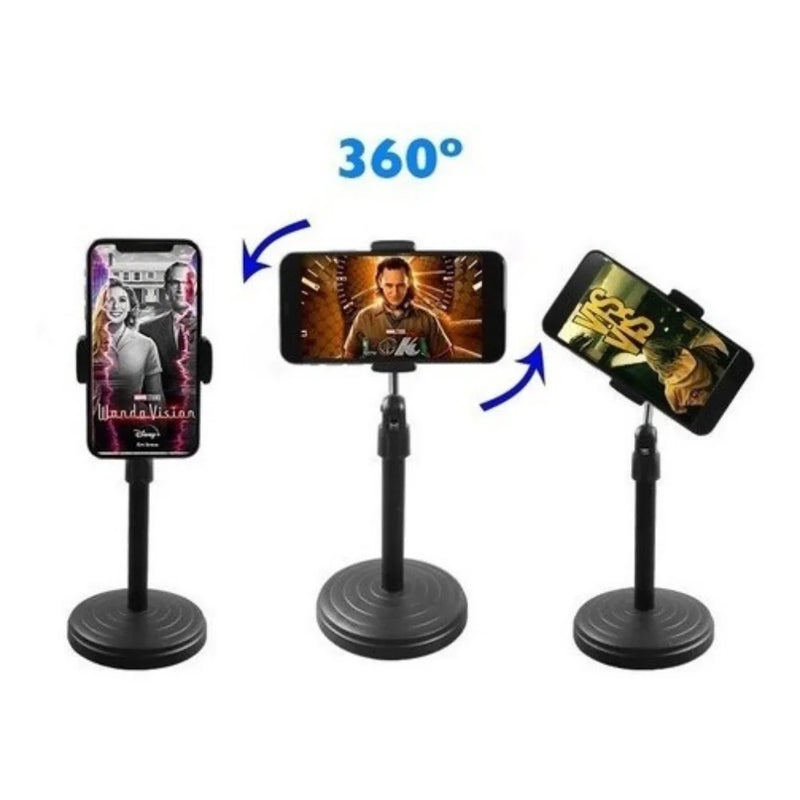 Suporte portátil para celular, rotação 360 °