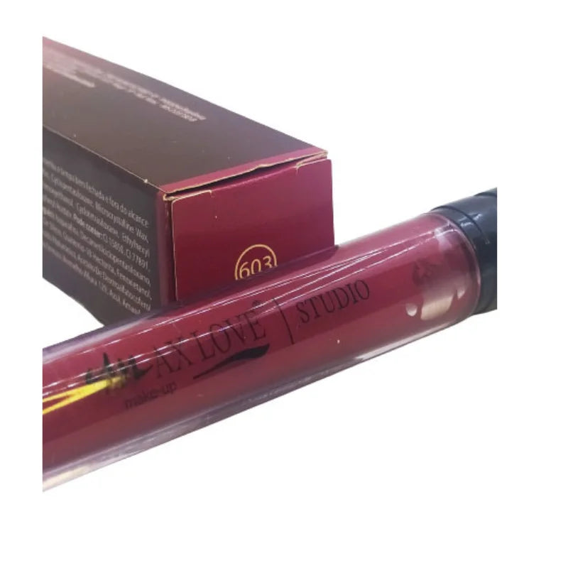 Batom Matte  Nude Cores Escuras Ácido hialurônico Vitamina E