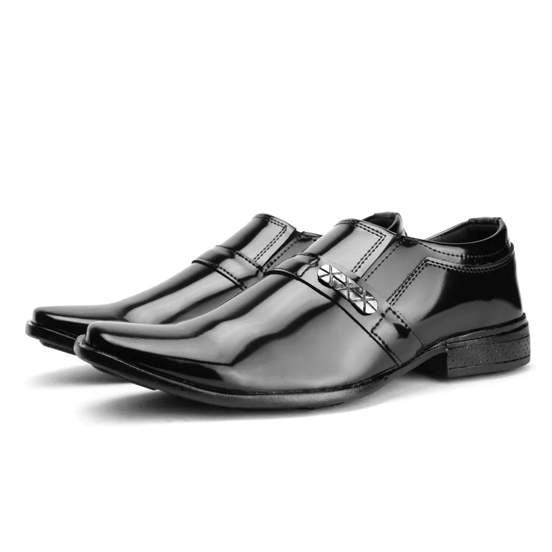 Sapato Masculino Social Sintético Verniz Brilho Fácil Calce Excelente Qualidade Moderno Confortável Pronta Entrega