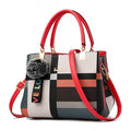Yogodlns nova bolsa de luxo feminina costura selvagem mensageiro sacos designer marca xadrez bolsa ombro feminino senhoras totes