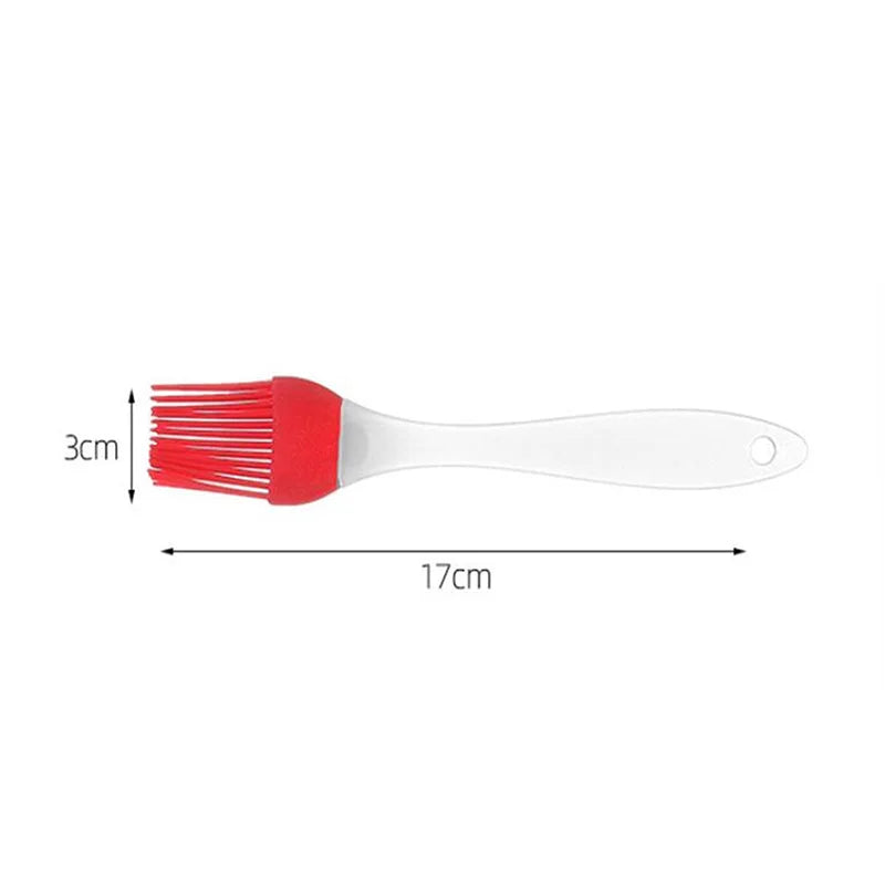 1pc/2 pçs cozinha tong & escova de óleo panelas utensílios de grau alimentício silicone cozinhar tong braçadeira cozinha casa salada servindo ferramenta para churrasco