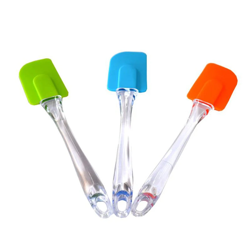 Colher De Silicone Resistente Ao Calor Universal, Raspador, Espátula, Utensílio, Utensílio, Sorvete, Bolo, Ferramenta De Cozinha, Integrar Alça, 1Pc