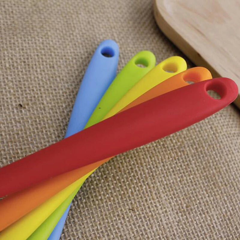 Colher De Silicone Resistente Ao Calor Universal, Raspador, Espátula, Utensílio, Utensílio, Sorvete, Bolo, Ferramenta De Cozinha, Integrar Alça, 1Pc