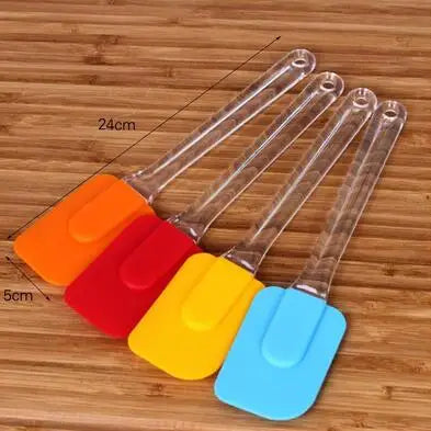 Colher De Silicone Resistente Ao Calor Universal, Raspador, Espátula, Utensílio, Utensílio, Sorvete, Bolo, Ferramenta De Cozinha, Integrar Alça, 1Pc