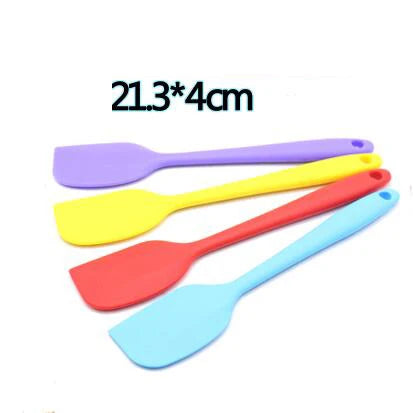 Colher De Silicone Resistente Ao Calor Universal, Raspador, Espátula, Utensílio, Utensílio, Sorvete, Bolo, Ferramenta De Cozinha, Integrar Alça, 1Pc
