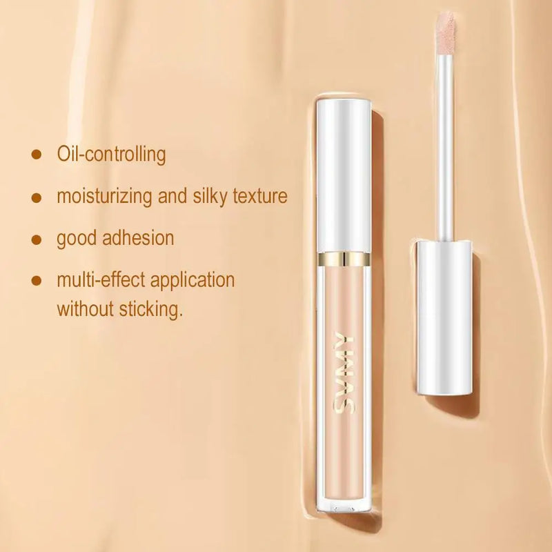 Creme corretivo líquido impermeável, maquiagem leve, tampa hidratante, manchas de acne, círculos escuros Foundation, cosméticos, 4 cores
