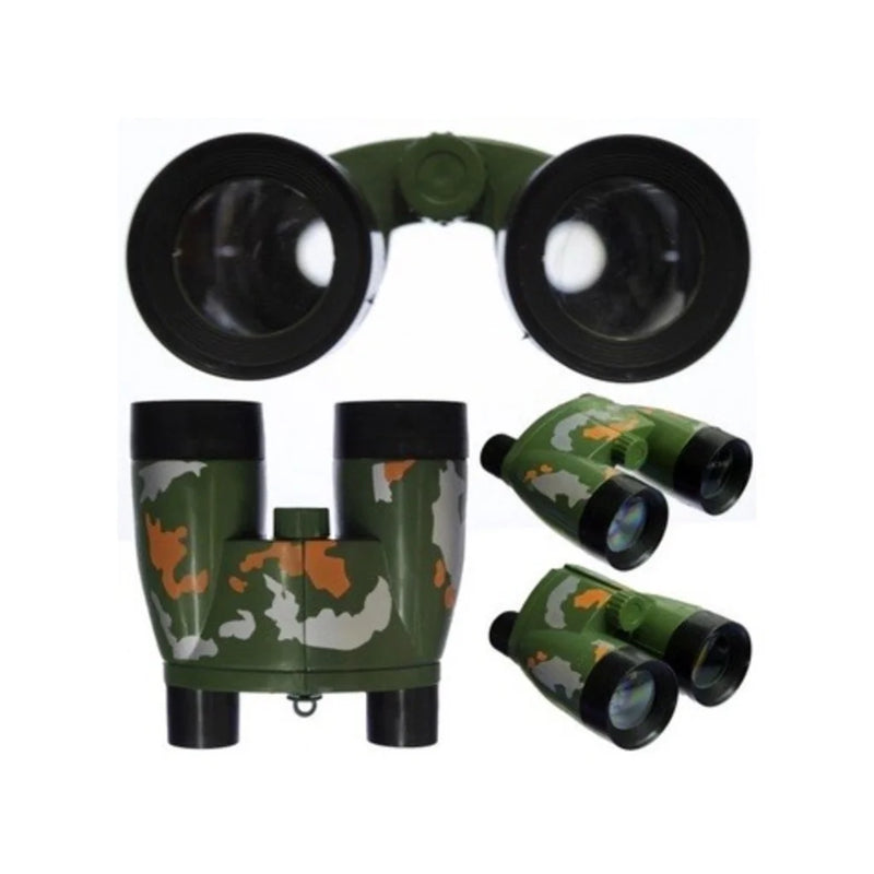 Brinquedo Binóculos Infantil soldado camuflado Anti Reflex Diverdido para crianças