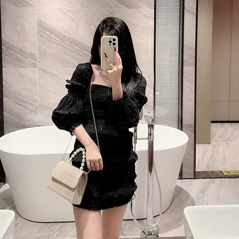 Bolsas de ombro de corrente pérola para mulheres, bolsa dourada, seda brilhante, bolsa de noite elegante, embreagem de banquete, bolsa feminina, luxo