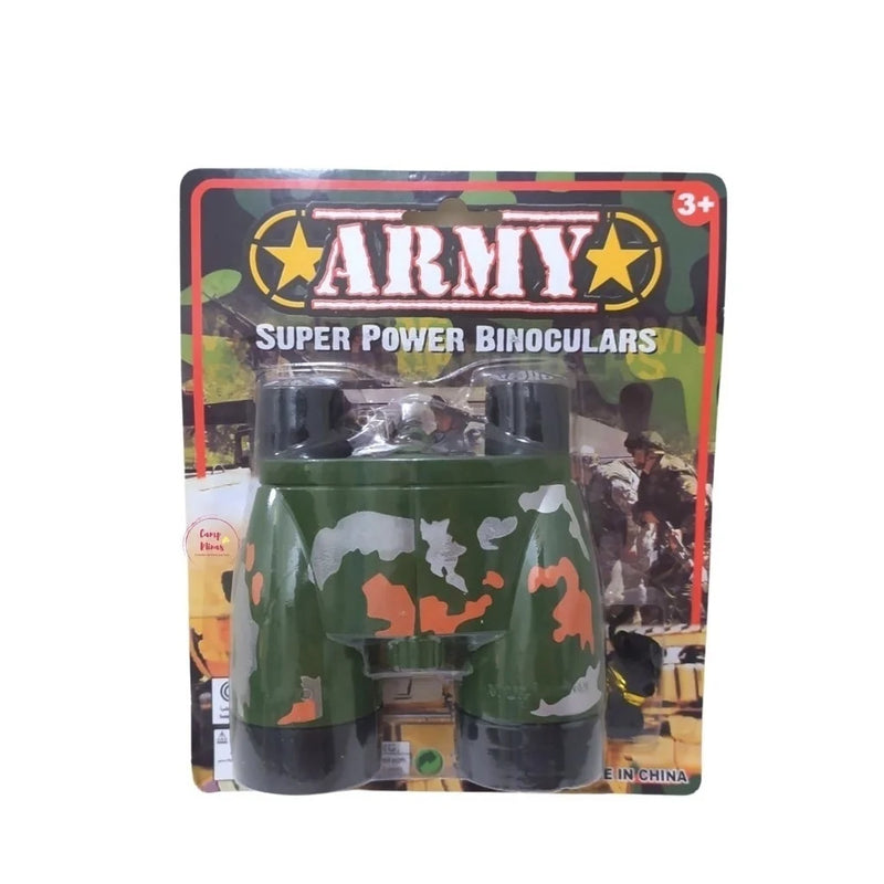 Brinquedo Binóculos Infantil soldado camuflado Anti Reflex Diverdido para crianças
