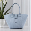 Bolsa tote feminina preta personalizada, bolsa de estudante universitário, grande capacidade, verde, gola branca, bolsa de ombro cinza