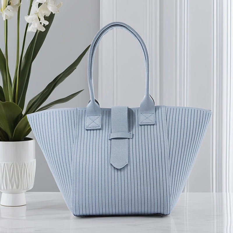 Bolsa tote feminina preta personalizada, bolsa de estudante universitário, grande capacidade, verde, gola branca, bolsa de ombro cinza