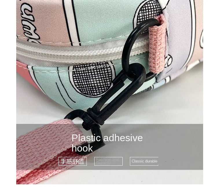 Bolsa crossbody dos desenhos animados para mulheres, bolsas crossbody criativas, bolsas diagonais de ombro nevado, novo, 2020, 2024