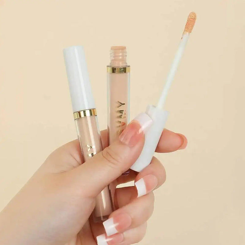 Creme corretivo líquido impermeável, maquiagem leve, tampa hidratante, manchas de acne, círculos escuros Foundation, cosméticos, 4 cores