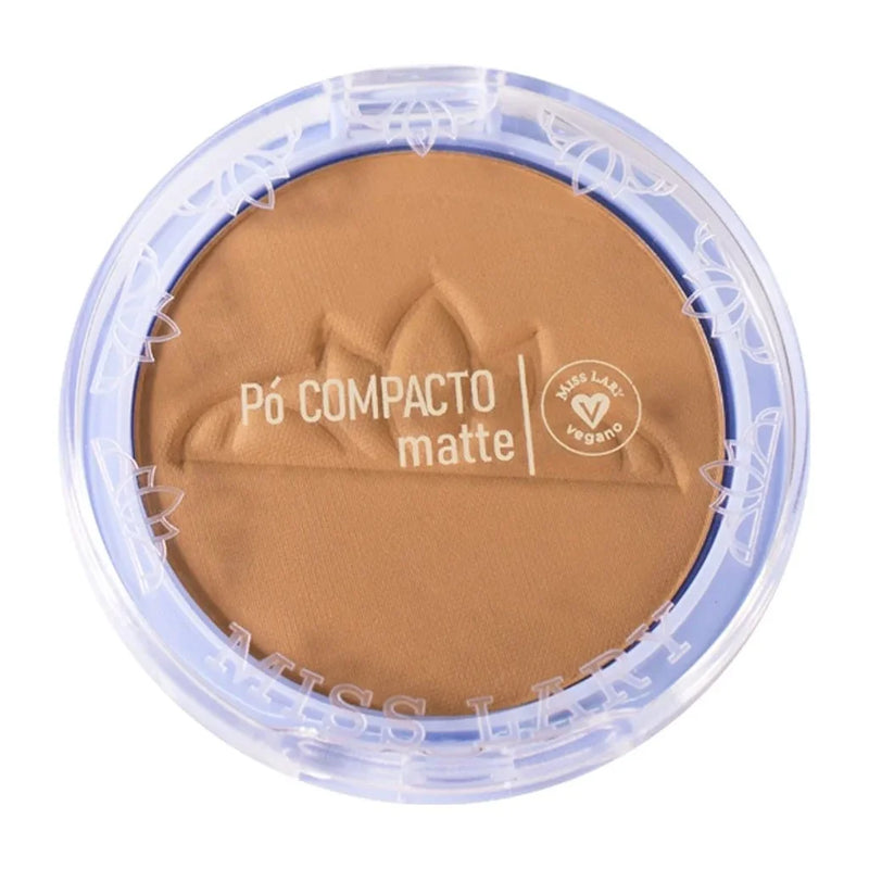 Pó Compacto Facial Vegano Efeito Matte Miss Lary ML-301