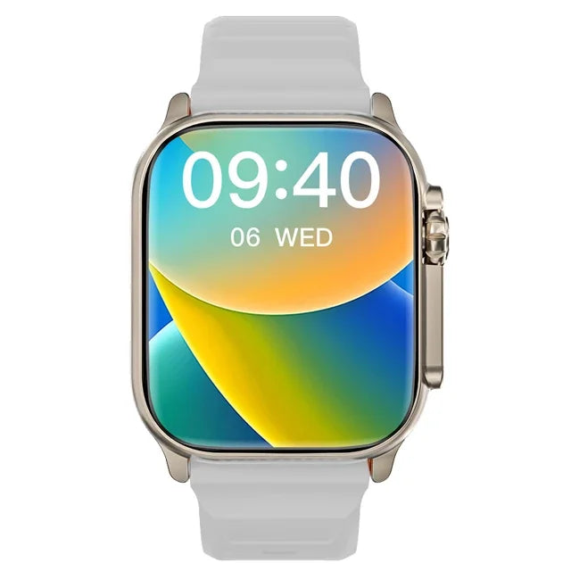 Apple Watch 9 2024. Tela AMOLED, Bússola NFC, Impermeável, Relógio Apple, IWO Ultra 8, 49mm, Série 8, 2.3 "
