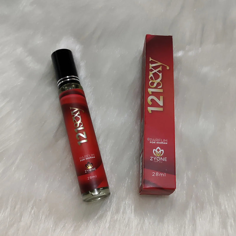 Perfume Feminino Zyone 121 Sexy 28 ML Eau de Parfum EDP Alta Fixação Fragrância Importada - Envio do Brasil