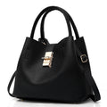 Mulher bolsa de ombro grande capacidade bolsa para mulheres crossbody saco lichia padrão pu portátil balde saco senhoras mensageiro sacos