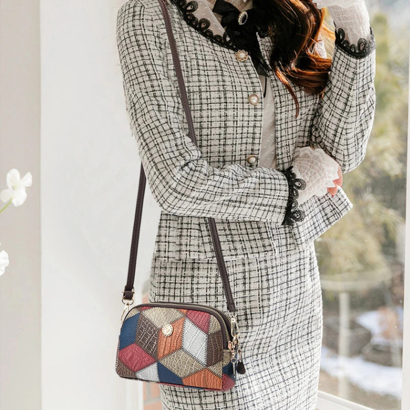 Yogodlns nova bolsa de luxo feminina costura selvagem mensageiro sacos designer marca xadrez bolsa ombro feminino senhoras totes