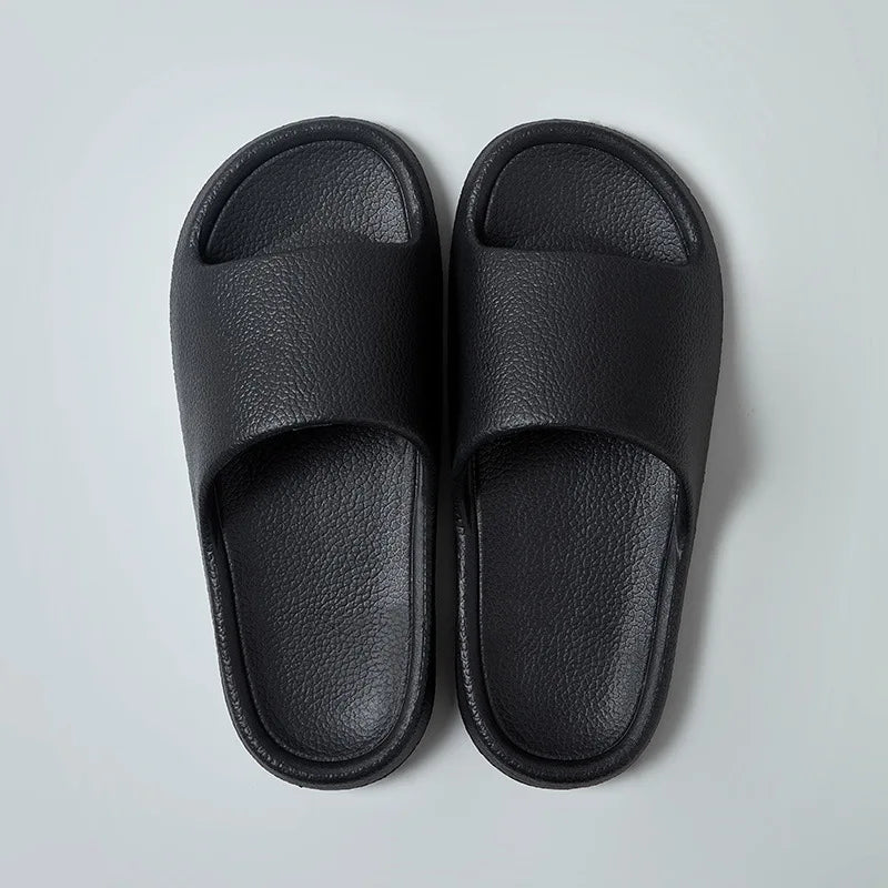 Chinelos de banheiro para homens mulheres eva chinelos de fundo macio slides interiores sandálias planas verão ao ar livre sapatos de praia homem flip flops