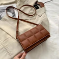 Bolsa de ombro de couro PU de grande capacidade para mulheres, impermeável, clássica, simplicidade, senso de design, bolsa tiracolo feminina, tendência da moda