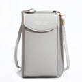 Bolsa feminina pequena de ombro crossbody, couro pu, bolsa de bolso para celular, bolsa para cartão, carteira, bolsa carteiro
