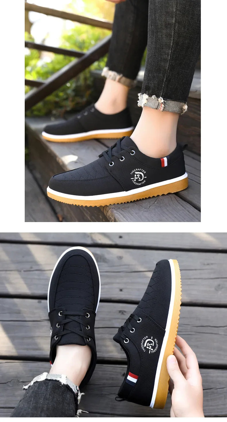2025 verão homem sapatos de lona moda plataforma tênis para homens casuais caminhada respirável sapatos masculinos mocassins zapatillas hombre
