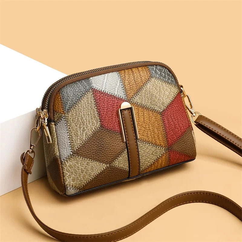 Yogodlns nova bolsa de luxo feminina costura selvagem mensageiro sacos designer marca xadrez bolsa ombro feminino senhoras totes