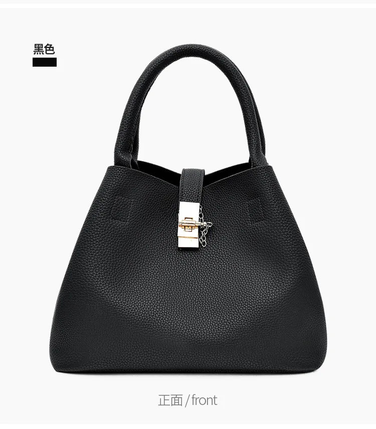 Mulher bolsa de ombro grande capacidade bolsa para mulheres crossbody saco lichia padrão pu portátil balde saco senhoras mensageiro sacos