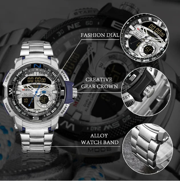 Relógios masculinos vendem bem em 2025, novos relógios elegantes com pulseira de aço, relógios com pulseira de aço, relógios eletrônicos de quartzo