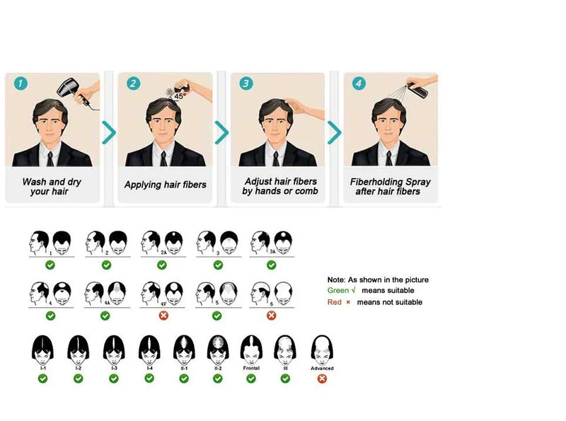 27.5g 9 cores fibras de cabelo queratina recrescimento em pó spray fibra de construção de cabelo poudre pós de recrescimento instantâneo perda de cabelo esconder