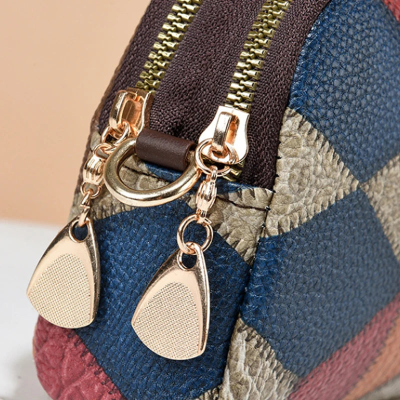 Yogodlns nova bolsa de luxo feminina costura selvagem mensageiro sacos designer marca xadrez bolsa ombro feminino senhoras totes