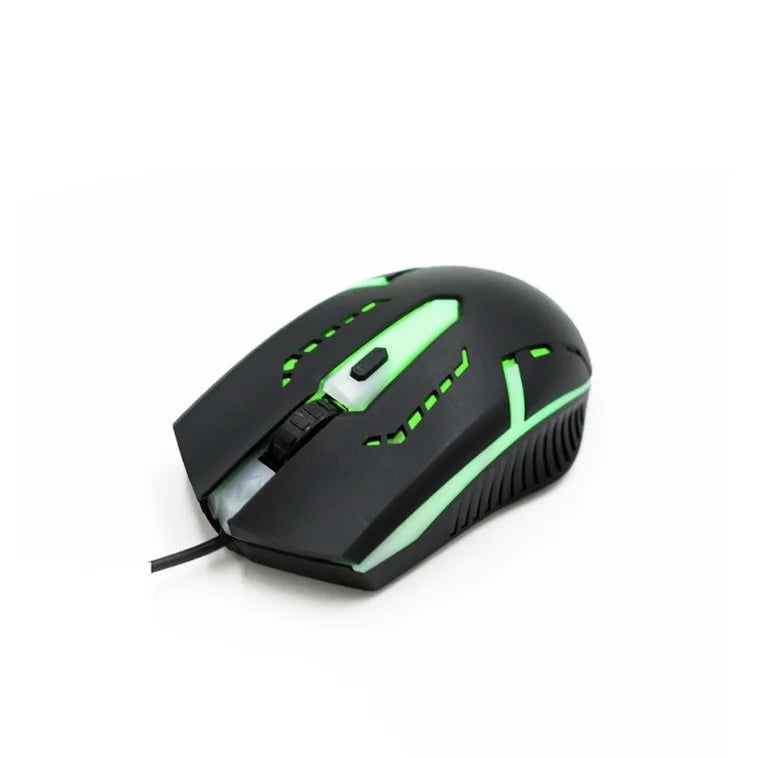 Mouse Gamer Usb 3200Dpi Led RGB Ajustável Com Fio KAPBOM KA-609
