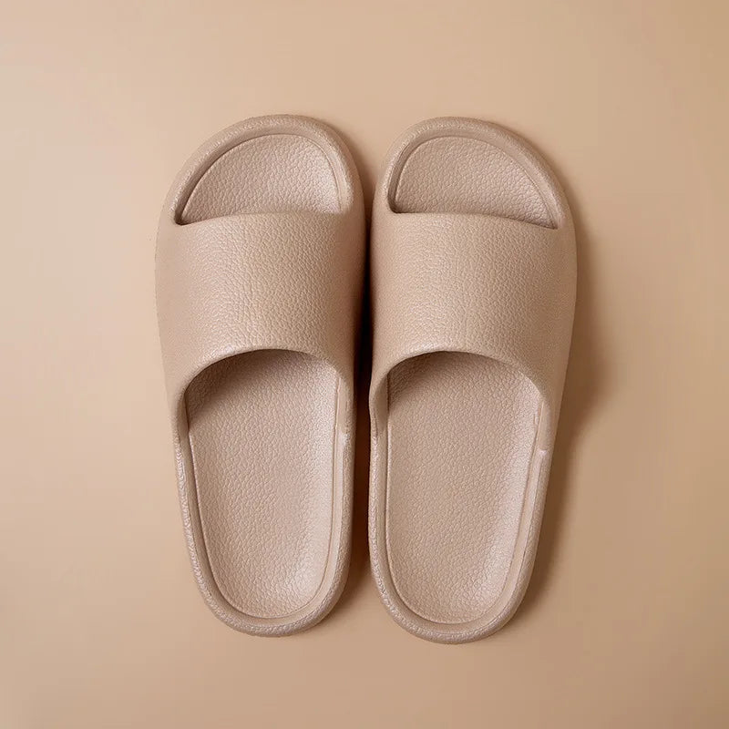 Chinelos de banheiro para homens mulheres eva chinelos de fundo macio slides interiores sandálias planas verão ao ar livre sapatos de praia homem flip flops