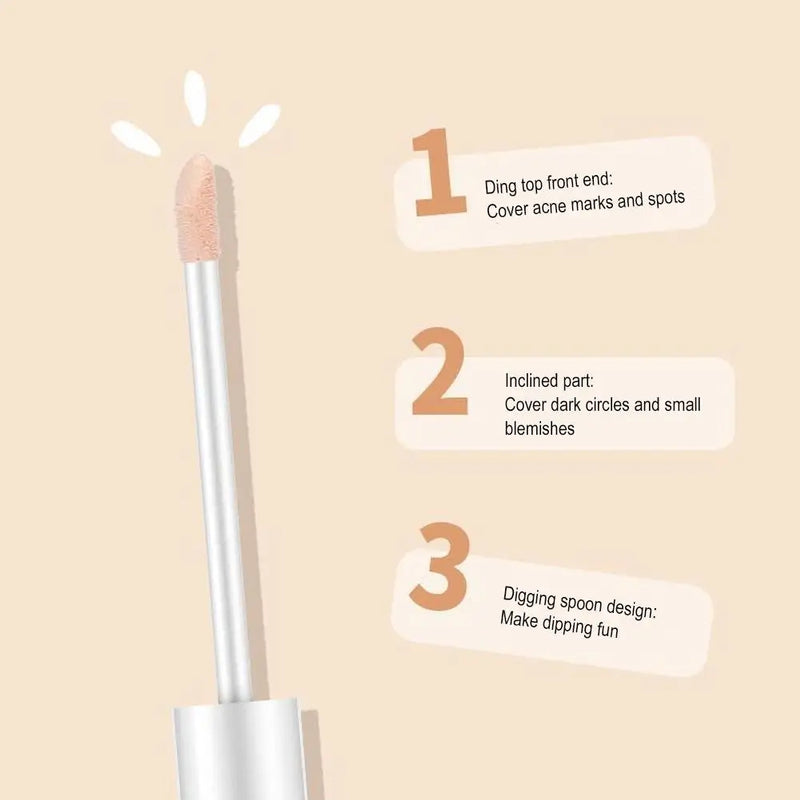 Creme corretivo líquido impermeável, maquiagem leve, tampa hidratante, manchas de acne, círculos escuros Foundation, cosméticos, 4 cores