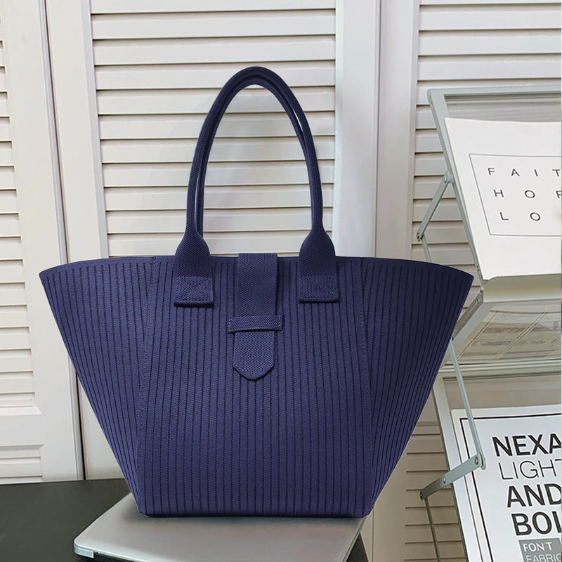 Bolsa tote feminina preta personalizada, bolsa de estudante universitário, grande capacidade, verde, gola branca, bolsa de ombro cinza
