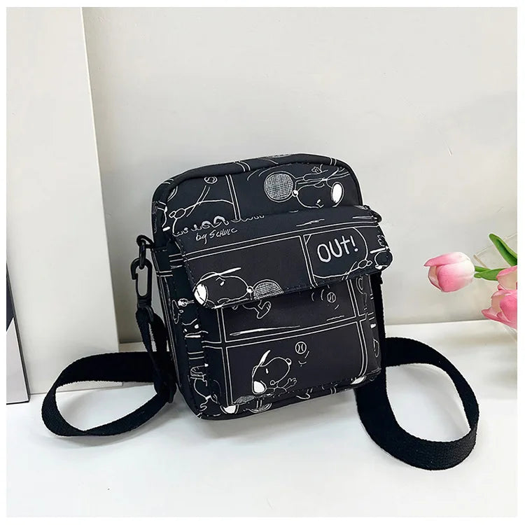 Bolsa crossbody dos desenhos animados para mulheres, bolsas crossbody criativas, bolsas diagonais de ombro nevado, novo, 2020, 2024