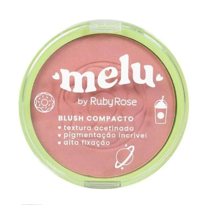 Blush Compacto Vegano Melu Ruby Rose RR-871