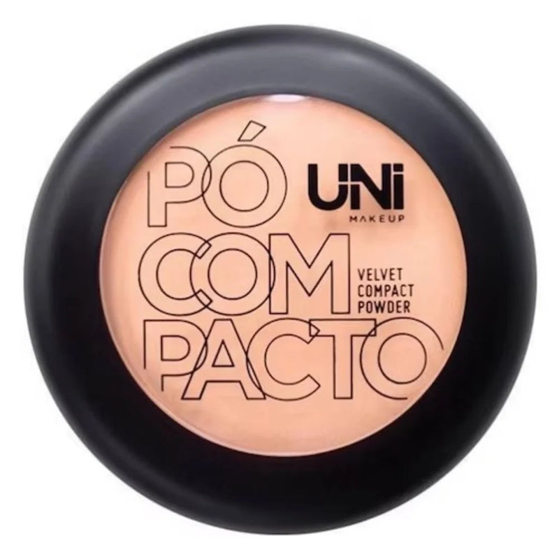 Uni-Uni Compact Power Maquiagem, Veludo
