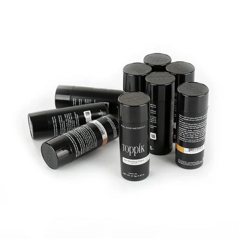 27.5g 9 cores fibras de cabelo queratina recrescimento em pó spray fibra de construção de cabelo poudre pós de recrescimento instantâneo perda de cabelo esconder