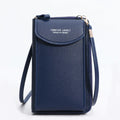 Bolsa feminina pequena de ombro crossbody, couro pu, bolsa de bolso para celular, bolsa para cartão, carteira, bolsa carteiro