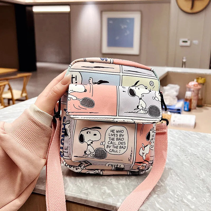 Bolsa crossbody dos desenhos animados para mulheres, bolsas crossbody criativas, bolsas diagonais de ombro nevado, novo, 2020, 2024