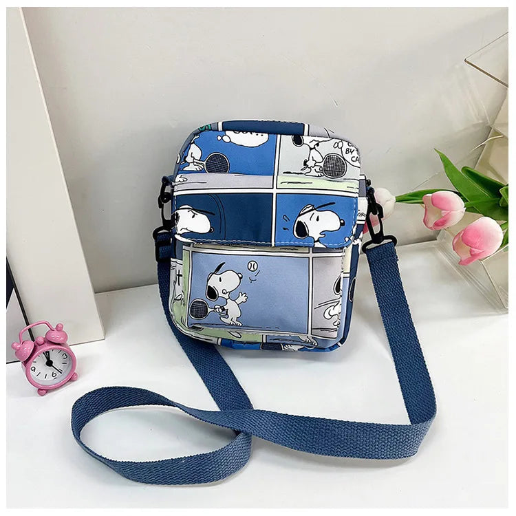 Bolsa crossbody dos desenhos animados para mulheres, bolsas crossbody criativas, bolsas diagonais de ombro nevado, novo, 2020, 2024