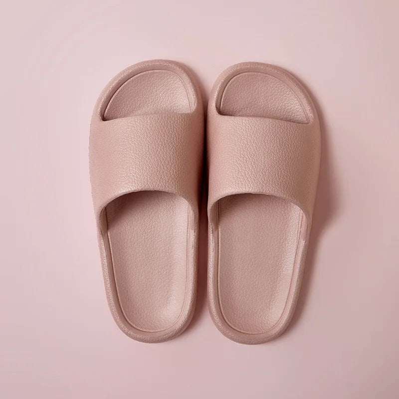 Chinelos de banheiro para homens mulheres eva chinelos de fundo macio slides interiores sandálias planas verão ao ar livre sapatos de praia homem flip flops